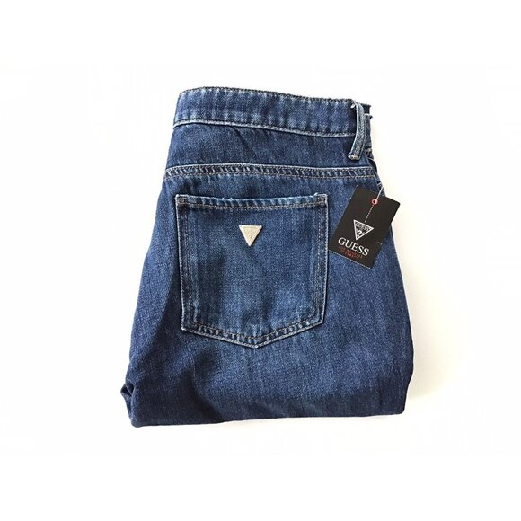 Guess Women’s Psychedelic Tom Boy Jeans Relaxed Fit Embroidering Paisley Size 27 - Picture 2 of 12